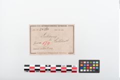 Etiketten zu Bronzebrillenfibel (NHMW-PRAE-024250)